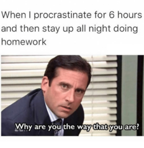 procrastination meme